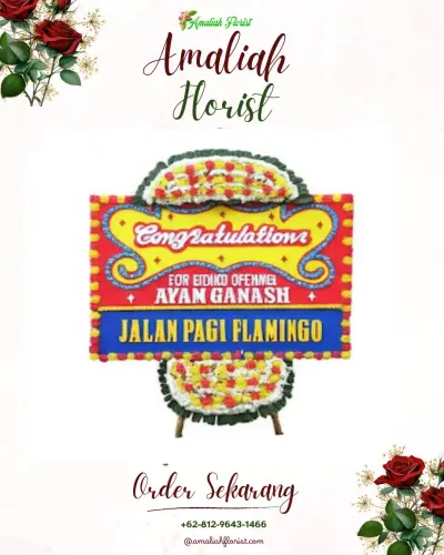Bunga Papan Congratulation di Umeanyar